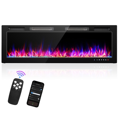 Electric fireplace wall - 60",